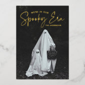 かわいい不気味エラフォトハロウィーン 箔シーズンカード (正面)