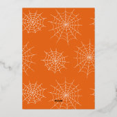 かわいい不気味エラフォトハロウィーン 箔シーズンカード (裏面)