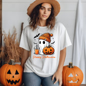 かわいい不気味スタイル:かわいいおもしろい幽霊ハロウィーン Tシャツ