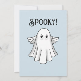 かわいい不気味ハッピーハローウィン 招待状