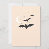 かわいい不気味ハロウィンの誕生日パーティーを楽しもう 招待状 (裏面)