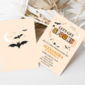 かわいい不気味ハロウィンの誕生日パーティーを楽しもう 招待状