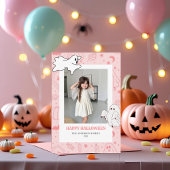 かわいい不気味ハロウィンフォトカード