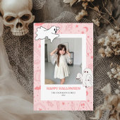 かわいい不気味ハロウィンフォトカード