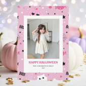 かわいい不気味ハロウィンフォトカード