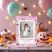 かわいい不気味ハロウィンフォトカード