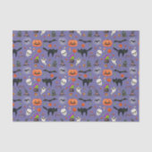 かわいい不気味ハロウィン柄 薄葉紙 (正面)