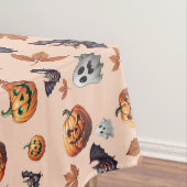 かわいい不気味ハロウィン秋パターン テーブルクロス (インサイチュ)