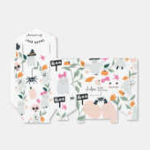 かわいい不気味ハロウィーンの赤ちゃんシャワー フェイバーボックス (折り畳みなし)