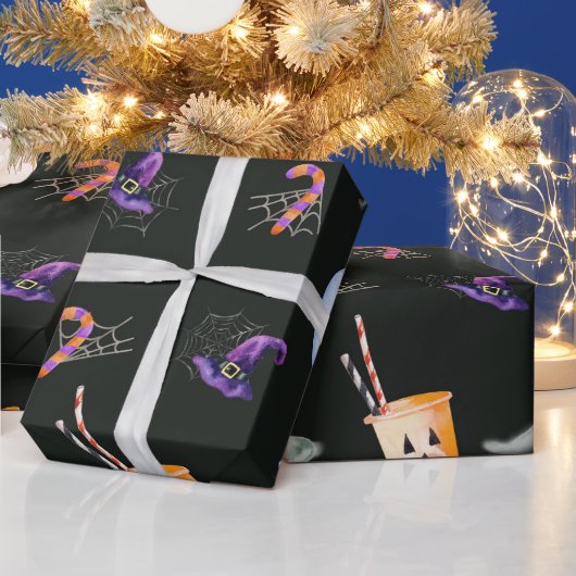 かわいい不気味ハロウィーンギフト ラッピングペーパー (クリスマス)