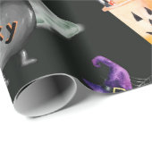 かわいい不気味ハロウィーンギフト ラッピングペーパー (ロールコーナー)