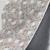 かわいい不気味ハロウィーングルービーレトロスタイルキッズ フリースブランケット