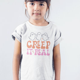 かわいい不気味ハロウィーントップグルービーレトロ トドラーTシャツ
