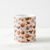かわいい不気味ハロウィーン秋 コーヒーマグカップ (中央)
