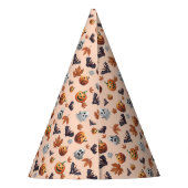 かわいい不気味ハロウィーン秋 パーティーハット (裏面)