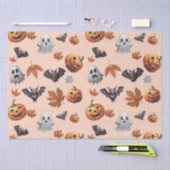 かわいい不気味ハロウィーン秋 薄葉紙 (クラフト)