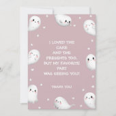 かわいい不気味ワンハロウィンサンキューカード 招待状 (正面)