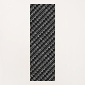 かわいい不気味小さなスカルハロウィーンパターンヨガマット ヨガマット (正面)