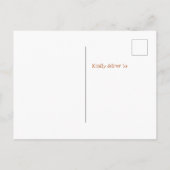 かわいい不気味幽霊たちスパイダーズ最初の誕生日写真 インビテーションポストカード (裏面)