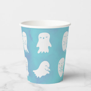 かわいい不気味幽霊ハロウィン紙カップ 紙コップ