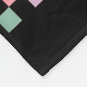 かわいい不気味幽霊ハロウィーンの衣装の女の子 フリースブランケット (角)