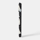 かわいい不気味幽霊ハロウィーンパターン iPhone 15ケース (左側面)