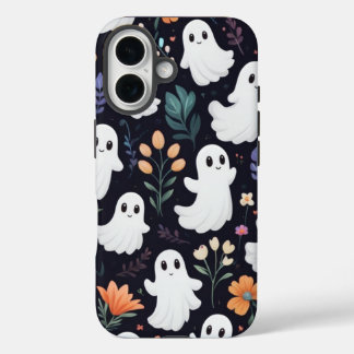 かわいい不気味幽霊ハロウィーンiPhoneケース iPhone 16ケース