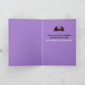 かわいい不気味民族のハロウィーン カード (内部)