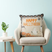 かわいい不気味水彩ハッピーハローウィン クッション (椅子)