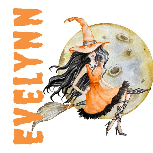 かわいい不気味水彩魔女トリックまたはトリート トートバッグ