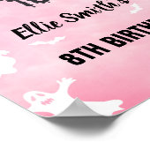 かわいい不気味編集可能パーティーポスター ポスター (角)