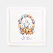 かわいい不気味赤ちゃんシャワー スタンダードカクテルナプキン (正面)