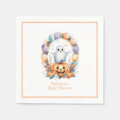 かわいい不気味赤ちゃんシャワー スタンダードカクテルナプキン (正面)