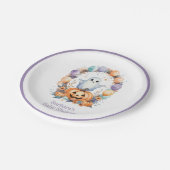 かわいい不気味赤ちゃんシャワー ペーパープレート (アングル)