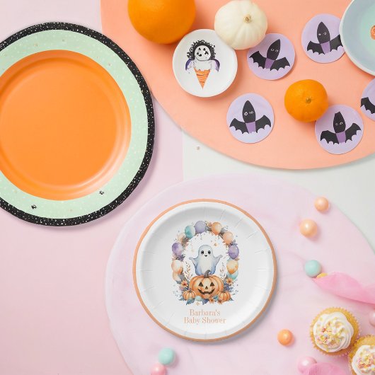 かわいい不気味赤ちゃんシャワー ペーパープレート