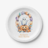 かわいい不気味赤ちゃんシャワー ペーパープレート (正面)