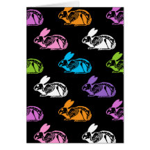 かわいい不気味骸骨復活祭バニーパターン