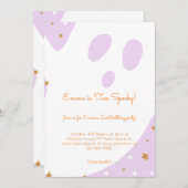 かわいい不気味2ハロウィン誕生日招待状 招待状 (正面/裏面)