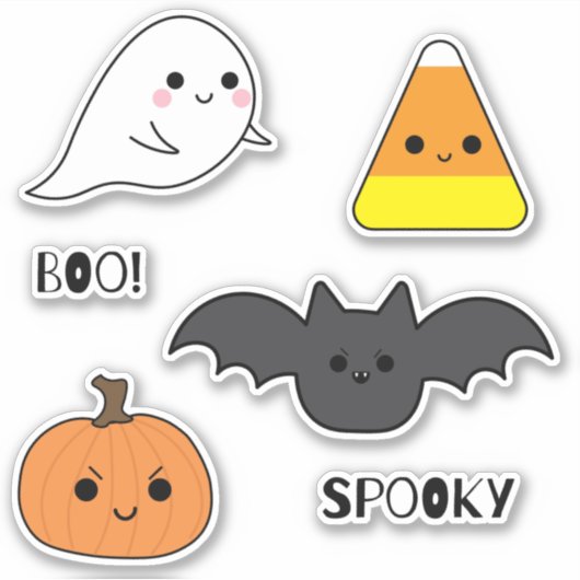かわいい不気味& シール (正面)