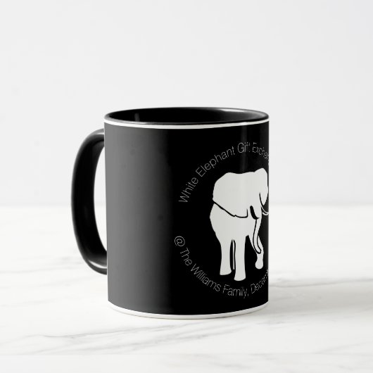 かわいい不要品のギフト交換パーティーの記念品 マグカップ (正面左)