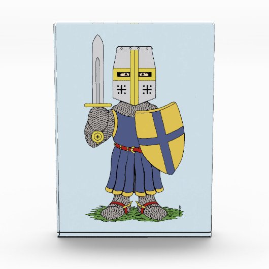 かわいい中世の騎士 フォトブロック (正面)