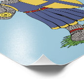 かわいい中世の騎士 フォトプリント            (角)