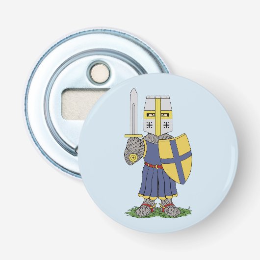 かわいい中世の騎士 栓抜き (正面)