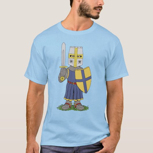 かわいい中世の騎士 Tシャツ (正面)