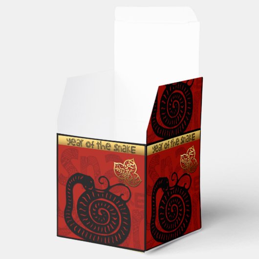 かわいい中国のスネークイヤー2025〔占星術の〕十二宮図誕生日CFB フェイバーボックス (オープン)