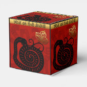 かわいい中国のスネークイヤー2025〔占星術の〕十二宮図誕生日CFB フェイバーボックス (裏面サイド)