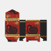 かわいい中国のスネークイヤー2025〔占星術の〕十二宮図誕生日TFB フェイバーボックス (折り畳みなし)