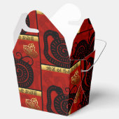 かわいい中国のスネークイヤー2025〔占星術の〕十二宮図誕生日TOFB フェイバーボックス (オープン)