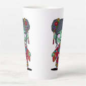 かわいい中国のゾンビ カフェラテマグ (正面)