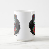 かわいい中国のゾンビ コーヒーマグカップ (中央)